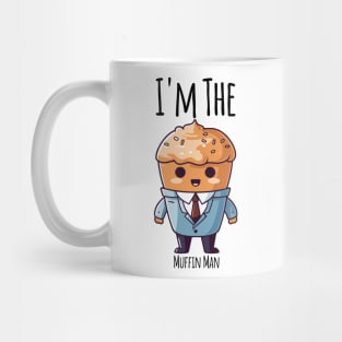 I'm The Muffin Man funny muffin in a suit design Mug